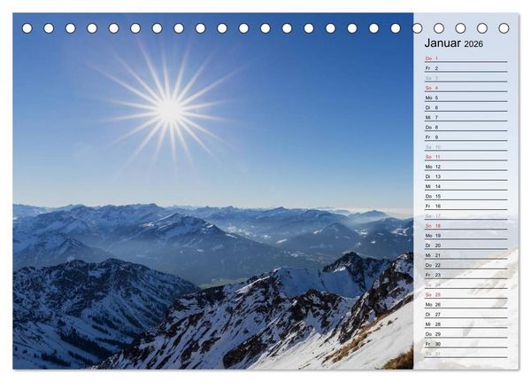 Produktbild: Oberallg&auml;uer Landschaft (Tischkalender 2026 DIN A5 quer), CALVENDO Monatskalender