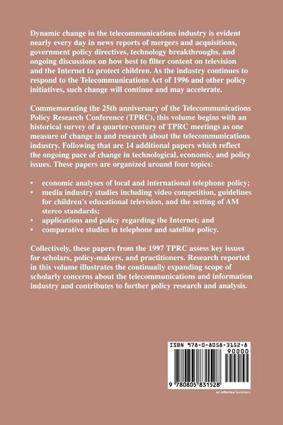 Produktbild: Telephony, the Internet, and the Media