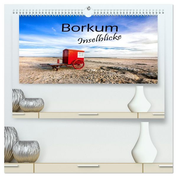 Produktbild: Borkum - Inselblicke (hochwertiger Premium Wandkalender 2026 DIN A2 quer), Kunstdruck in Hochglanz
