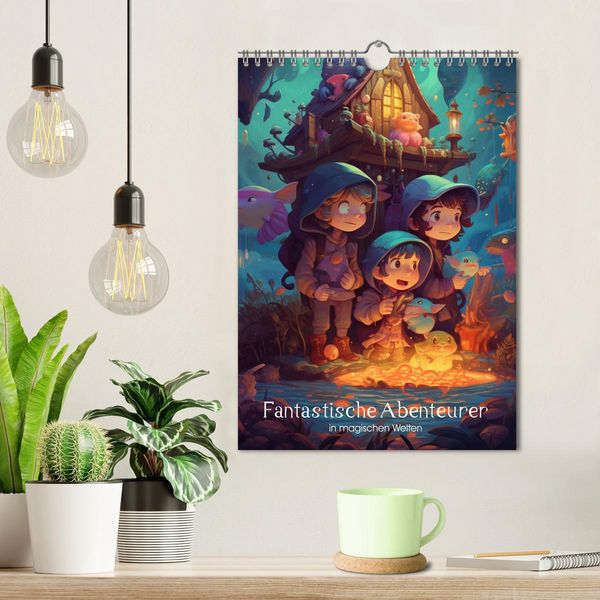 Produktbild: Fantastische Abenteurer in magischen Welten (Wandkalender 2026 DIN A4 hoch), CALVENDO Monatskalender