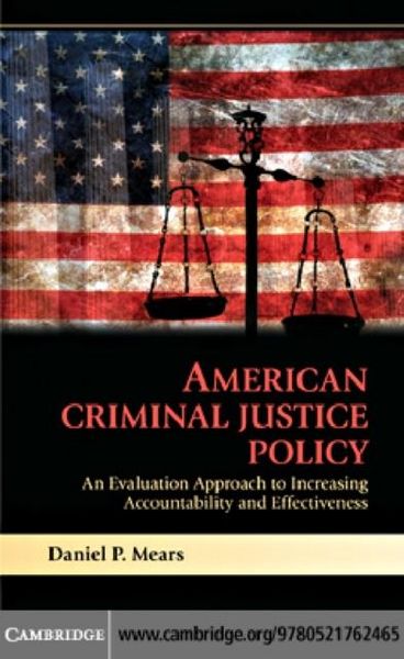 Produktbild: American Criminal Justice Policy