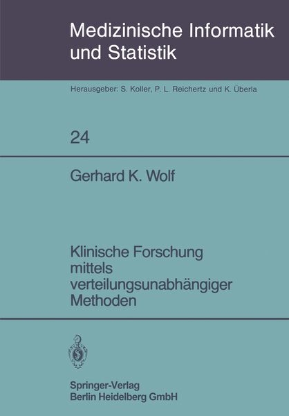 Produktbild: Klinische Forschung mittels verteilungsunabh&auml;ngiger Methoden
