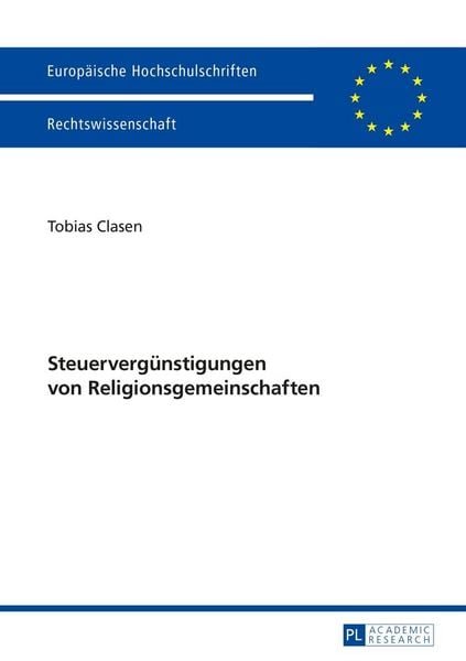 Produktbild: Steuerverg&uuml;nstigungen von Religionsgemeinschaften