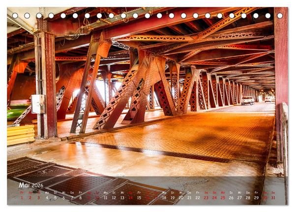 Produktbild: Chicago - Stadt der Ebenen (Tischkalender 2026 DIN A5 quer), CALVENDO Monatskalender