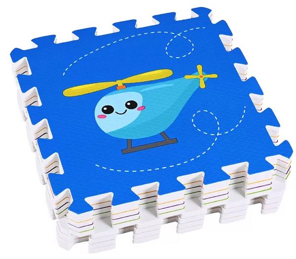 Produktbild: Knorrtoys 21025 - Puzzlematte Fahrzeuge, 9 Matten &aacute; 30cm, Schaumstoff