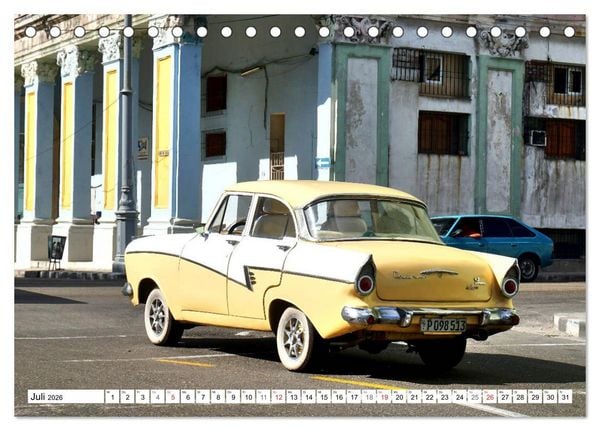 Produktbild: Ford Taunus P2 - 17M - Ein Klassiker aus K&ouml;ln in Kuba (Tischkalender 2026 DIN A5 quer), CALVENDO Monatskalender