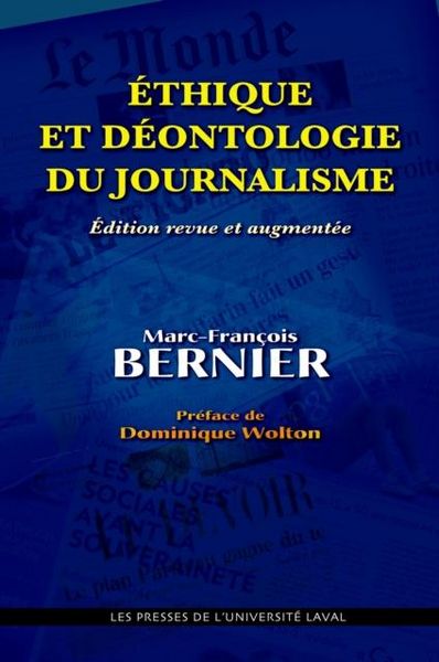 Produktbild: Ethique et deontologie du journalisme N.E.