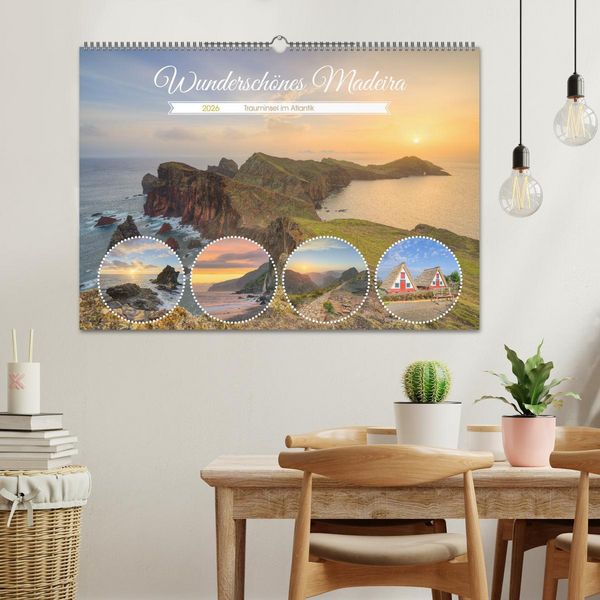 Produktbild: Wundersch&ouml;nes Madeira (Wandkalender 2026 DIN A2 quer), CALVENDO Monatskalender
