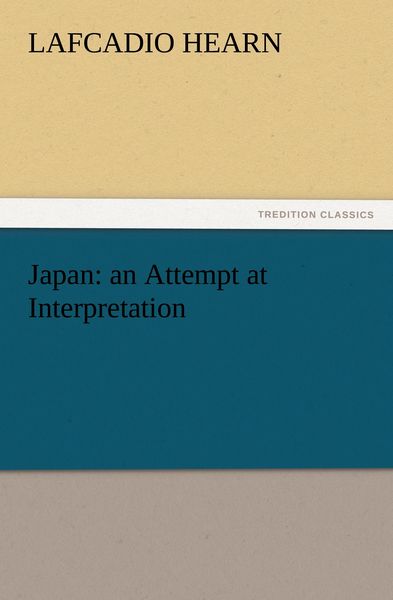 Produktbild: Japan: an Attempt at Interpretation