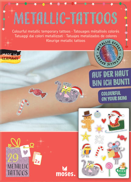 Produktbild: Metallic-Tattoos Weihnachtszauber