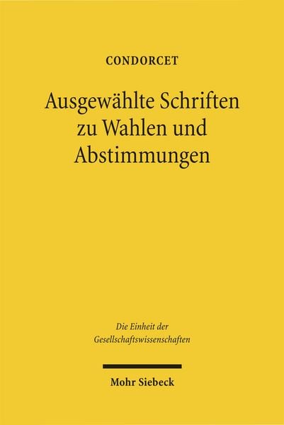 Produktbild: Ausgew&auml;hlte Schriften zu Wahlen und Abstimmungen