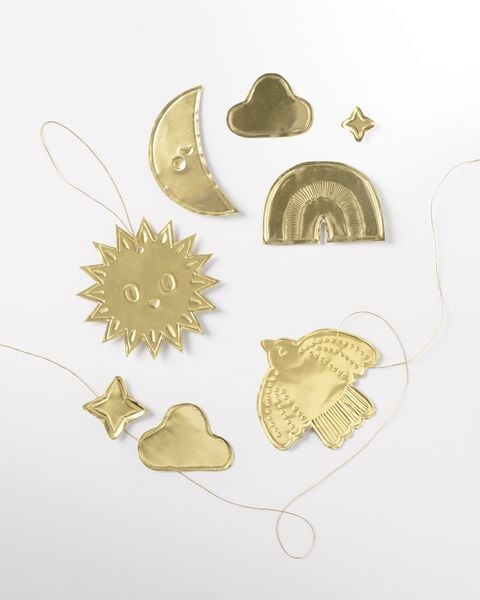 Produktbild: Folia Pr&auml;gefolienmappe 70, 18,5x29cm, 3 Blatt, gold
