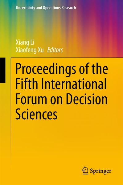 Produktbild: Proceedings of the Fifth International Forum on Decision Sciences