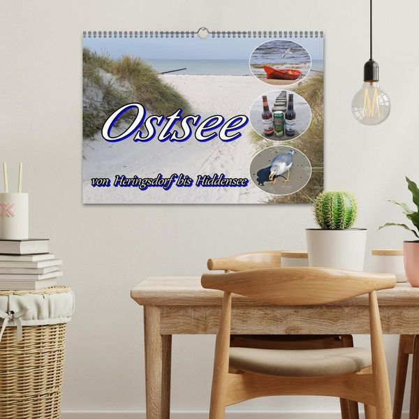 Produktbild: Ostsee von Heringsdorf bis Hiddensee (Wandkalender 2026 DIN A3 quer), CALVENDO Monatskalender
