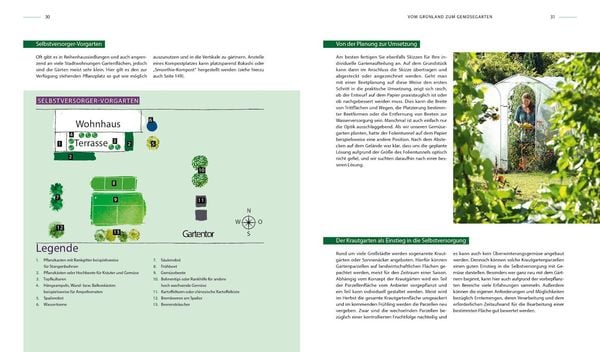 Produktbild: Von der gr&uuml;nen Wiese zum Selbstversorgergarten &ndash; biologisch g&auml;rtnern
