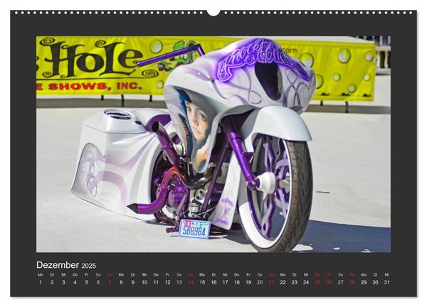 Produktbild: BEST OF HARLEY-DAVIDSON BAGGER-STYLE (Wandkalender 2025 DIN A2 quer), CALVENDO Monatskalender