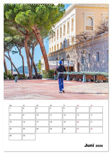 Produktbild: Monaco - F&uuml;rstentum an der C&ocirc;te d'Azur (Wandkalender 2026 DIN A2 hoch), CALVENDO Monatskalender