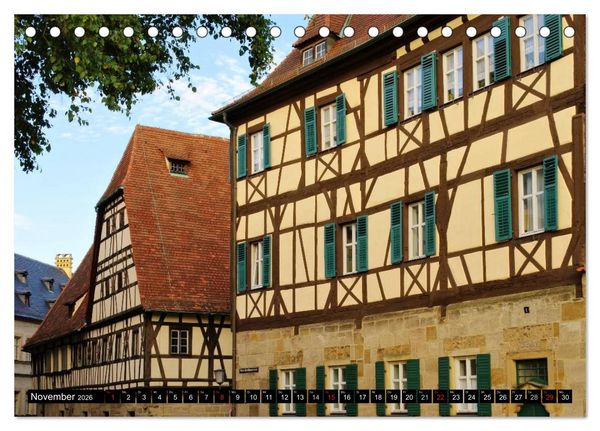 Produktbild: Bamberg und Fr&auml;nkische Schweiz (Tischkalender 2026 DIN A5 quer), CALVENDO Monatskalender