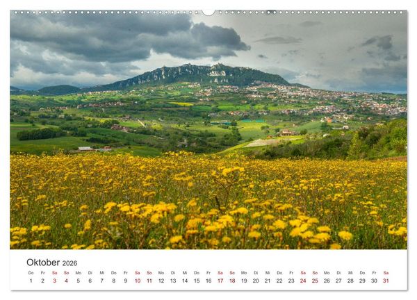Produktbild: San Marino Die &auml;lteste Republik der Welt (Wandkalender 2026 DIN A2 quer), CALVENDO Monatskalender