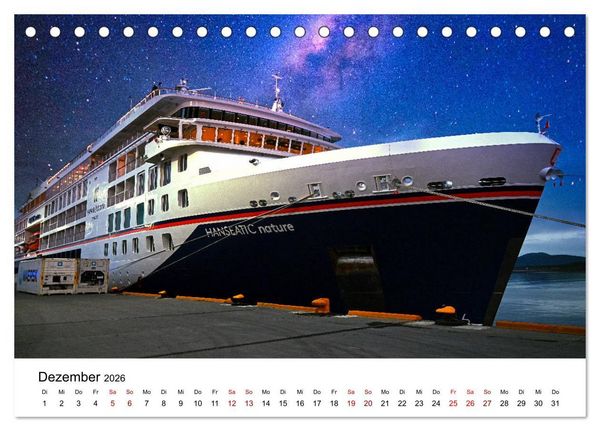 Produktbild: HANSEATIC nature (Tischkalender 2026 DIN A5 quer), CALVENDO Monatskalender