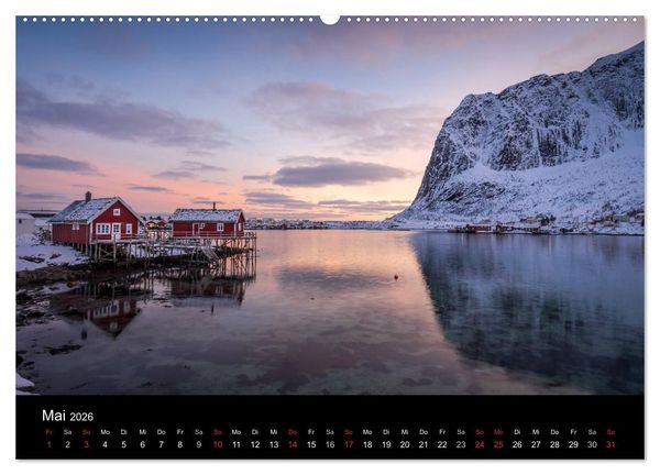 Produktbild: Lofoten Impressionen von Armin Fuchs (hochwertiger Premium Wandkalender 2026 DIN A2 quer), Kunstdruck in Hochglanz