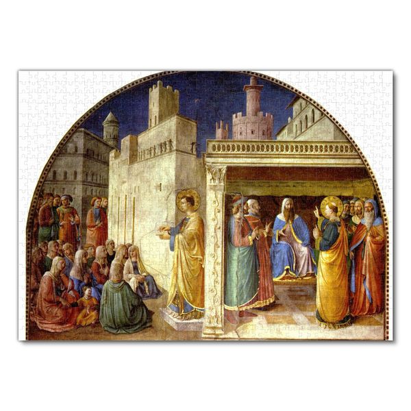 Produktbild: Lais Puzzle Fra Angelico - Szenen aus dem Leben der Heiligen Stephan und Laurentius 1000 Teile
