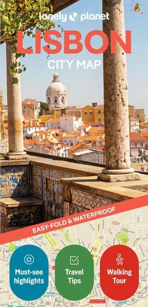 Lonely Planet Lisbon City Map, Karte von , Lonely Planet, 978-1-78701-705-4
