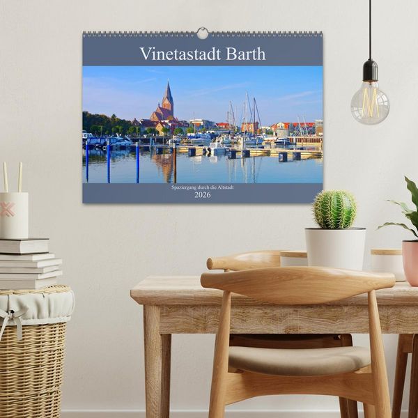 Produktbild: Vinetastadt Barth - Spaziergang durch die historische Stadt (Wandkalender 2026 DIN A3 quer), CALVENDO Monatskalender