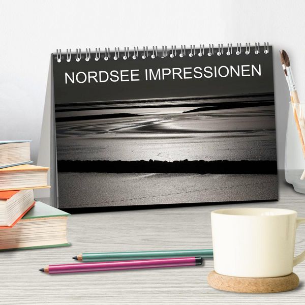 Produktbild: NORDSEE IMPRESSIONEN (Tischkalender 2026 DIN A5 quer), CALVENDO Monatskalender