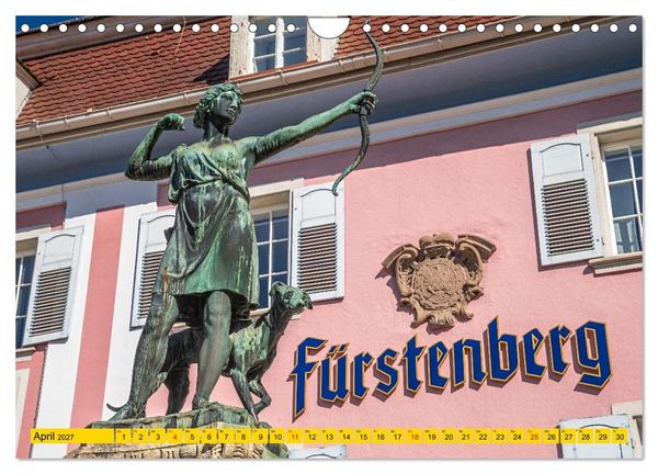 Produktbild: Donaueschingen (Wandkalender 2027 DIN A4 quer), CALVENDO Monatskalender