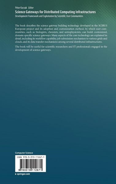 Produktbild: Science Gateways for Distributed Computing Infrastructures