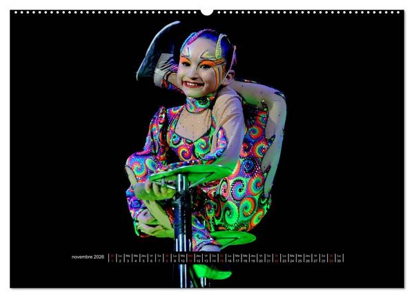Produktbild: Les cadets du cirque &agrave; Monaco (Calendrier mural 2026 DIN A2 vertical) calendrier de bureau