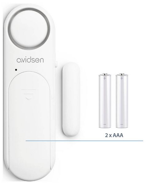 Produktbild: Avidsen T&uuml;r-/Fensteralarm Wei&szlig; Set 120 dB 100023