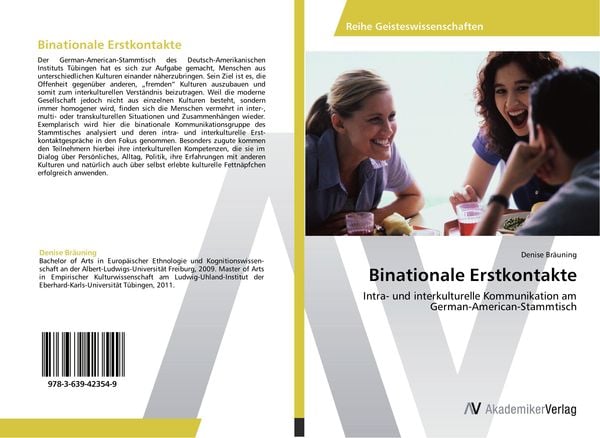 Binationale Erstkontakte, Taschenbuch von Denise Bräuning, AV Akademikerverlag, 9783639423549