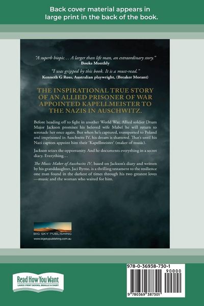 Produktbild: The Music Maker of Auschwitz IV [16pt Large Print Edition]