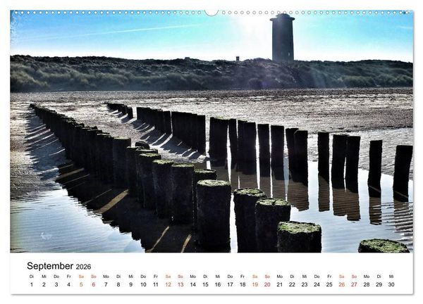 Produktbild: Wieder an der Nordsee (Wandkalender 2026 DIN A2 quer), CALVENDO Monatskalender