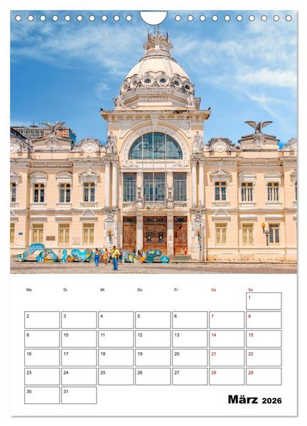 Produktbild: Salvador de Bahia - wundersch&ouml;nes Reiseziel (Wandkalender 2026 DIN A4 hoch), CALVENDO Monatskalender