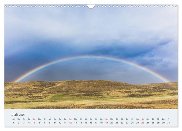 Produktbild: Feuerland - Am Puls der Wildnis (Wandkalender 2026 DIN A3 quer), CALVENDO Monatskalender