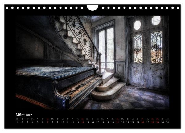 Produktbild: Lost Places - vergessene orte vergessener glanz (Wandkalender 2027 DIN A4 quer), CALVENDO Monatskalender