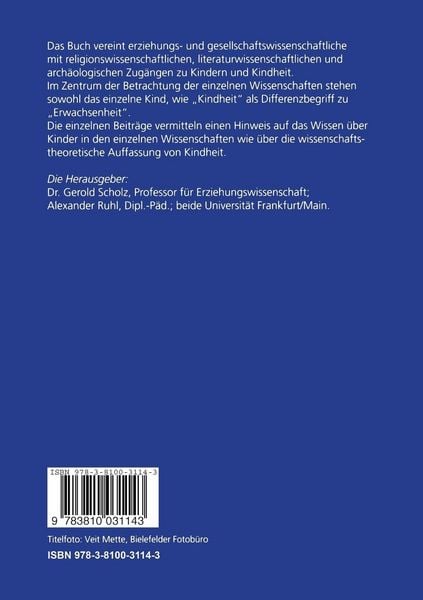 Produktbild: Perspektiven auf Kindheit und Kinder