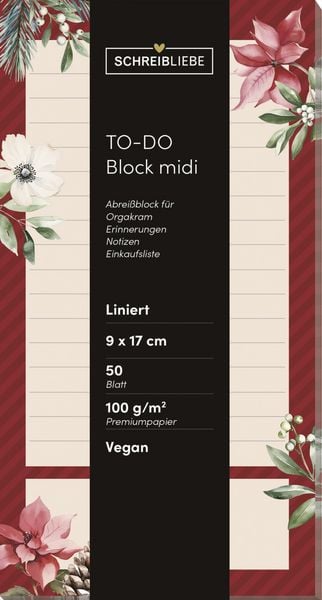Produktbild: To-do-Block midi Weihnachten