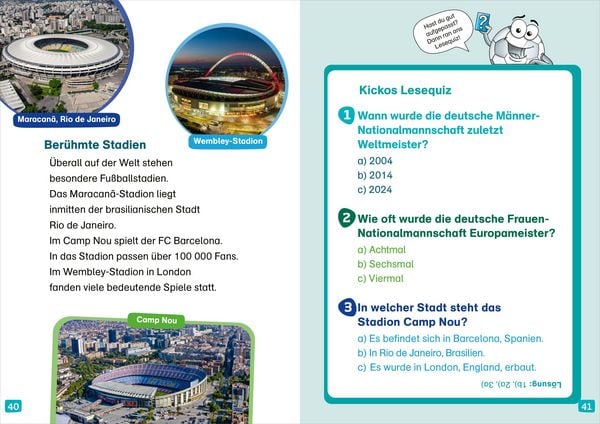 Produktbild: WAS IST WAS Erstes Lesen. Fu&szlig;ball