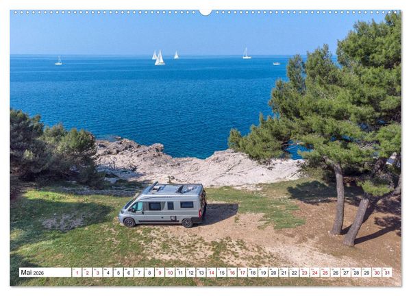Produktbild: Abenteuer Camping Balkan (Wandkalender 2026 DIN A2 quer), CALVENDO Monatskalender