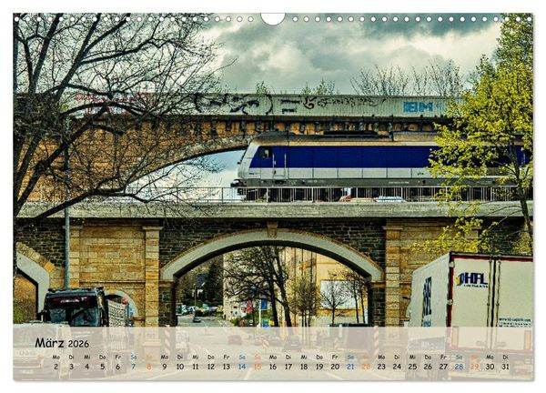 Produktbild: Nahverkehr in Chemnitz (Wandkalender 2026 DIN A3 quer), CALVENDO Monatskalender
