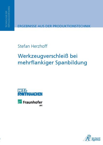 Werkzeugverschleiß bei mehrflankiger Spanbildung, Paperback von Stefan Herzhoff, Apprimus, 9783863591908