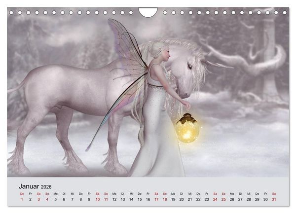 Produktbild: Elfenlichter, die Reise geht weiter (Wandkalender 2026 DIN A4 quer), CALVENDO Monatskalender