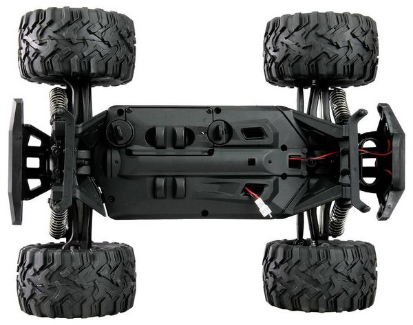 Produktbild: Amewi M-Land Rot Brushed 1:16 RC Einsteiger Modellauto Elektro Monstertruck Allradantrieb (4WD) RtR 2,4 GHz