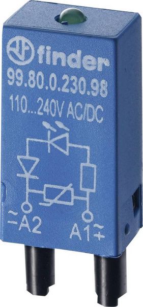 Finder Steckmodul 99.80.0.230.09 Passend für Modell (Relais): Finder 94.82.3, Finder 94.84.3, Finder 94.92.3, Finder 94.94.3, Finder 95.55.3, Finde