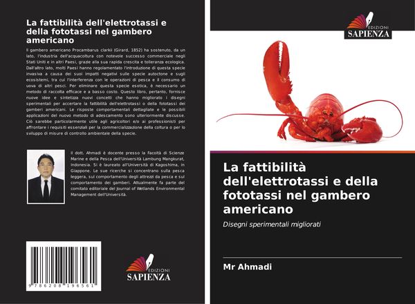 Produktbild: La fattibilit&agrave; dell'elettrotassi e della fototassi nel gambero americano