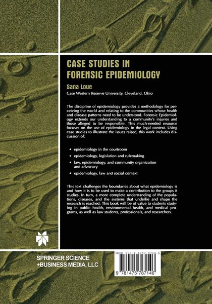 Produktbild: Case Studies in Forensic Epidemiology
